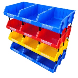 Warehouse Plastic Industrial Hardware Small Parts Screw Storage Bin Box Container