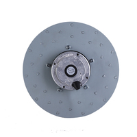 Ventilateur centrifuge avec roulement à billes double, roue à aubes incurvée vers l'arrière en acier au carbone