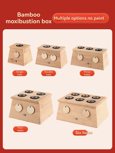 Boîte de bâtonnets de moxa portables à six trous en bambou naturel écologique pour <span class=keywords><strong>la</strong></span> moxibustion anti-rhumatismale de <span class=keywords><strong>la</strong></span> <span class=keywords><strong>médecine</strong></span> traditionnelle chinoise pour les pieds - Product Image 5