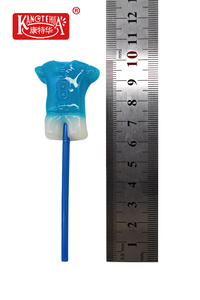 Bonbons durs en forme de chemise, saveur fruitée, sucrés, en vrac, certifiés halal, design de dessin animé - Product Image 4