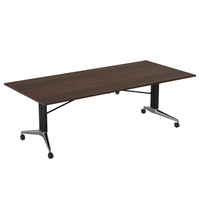 Table de formation et chaise de bureau pliables en bois massif pour salles de conférence, mobilier de bureau commercial
