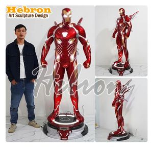 Statua a Grandezza Naturale di Iron Man Mk7 in Resina, Action Figure del Supereroe degli <span class=keywords><strong>Avengers</strong></span> per Decorazione e Sculture - Product Image 3