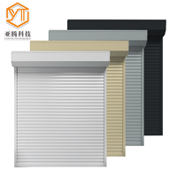Puerta Enrollable Automática de Aleación de Aluminio de Alta Calidad, Motor de 110V/220V, Operación Manual de Emergencia, Resistencia al Viento de Nivel 8-12