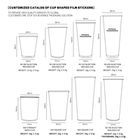 Gobelets à café jetables en plastique PP de 90 mm avec logo personnalisé, 360 ml, pour boissons chaudes, avec film argenté métallisé et étiquetage moulé, pour café