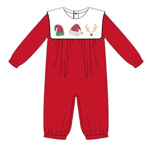 Conjuntos de Ropa para Niño de Alta Calidad, 2 Piezas, Top y Pantalones Casuales de Color Sólido, para Navidad, Boutique, Tejido de Algodón - Product Image 4