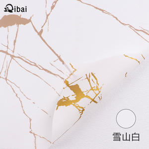Qibai 20 hojas diseño de papel de arte Floral Brooke patrón de mármol impermeable Paquete de papel de regalo de flores mate para ramos - Product Image 6
