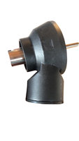 Valve anti-poussière en acier au carbone pour le contrôle de la poussière lors du forage, M16 mâle vers M22 femelle, pour l'extraction de la poussière