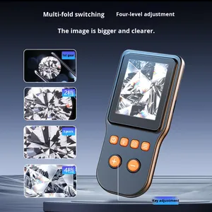 Solid Handle Digital <strong>Microscope</strong> HD 2.8 Inch Screen Handheld <strong>Electronic</strong> Magnifying Glass Led UV Light Magnifier - Product Image 3