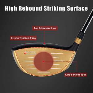 MAZEL-مجموعة كاملة من نوادي الجولف, شحن بنظام الدروب شيبينج ، لسائقي الجولف المحترفين ، للرجال والنساء ، الجولف - Product Image 2