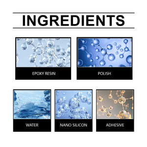 Homonth Automotive Glass Nano Set <span class=keywords><strong>Pare</strong></span>-<span class=keywords><strong>brise</strong></span> Crack Clear Vision Repair Liquid - Product Image 4