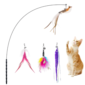 Nteractive-Juego de plumas para gatos, juguete de plumas para gatos - Product Image 1