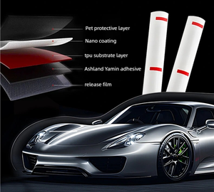 ฟิล์มห่อไวนิลม้วนฟิล์มพีวีซีไวนิลสีม่วงเที่ยงคืนสำหรับสัตว์เลี้ยง TPU ฟิล์มห่อรถยนต์แบบมีกาวในตัว - Product Image 5