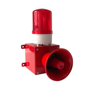 Alarme acousto-optique tout-en-un STSG-07 110V/24V, son et lumière à trois tons, avertisseur sonore électronique industriel, courant nominal 15A - Product Image 1