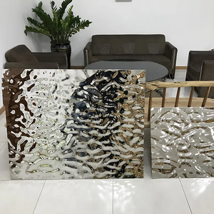 Panneau mural en aluminium, surface texturée polie, design contemporain pour la décoration intérieure des centres commerciaux - Product Image 5