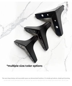 Patas de Sofá en Forma de L de Hierro Metálico Resistente de Diseño Moderno, Patas para Muebles de Mesa de Comedor para Sala de Estar de Hotel, Fácil Instalación - Product Image 5