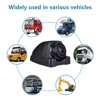Caméra de recul grand angle avancée AHD 720P 1080P pour véhicule, bus, camion, voiture, système DVR mobile étanche, caméra latérale