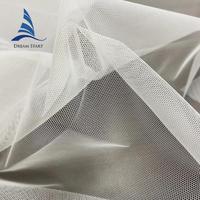 Tissu en tulle blanc diamanté, maille douce scintillante, tissu en tulle à paillettes en nylon pour mariage