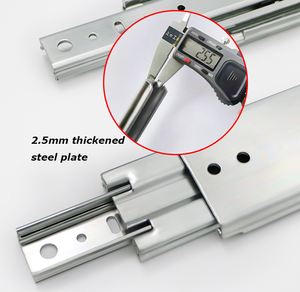 Carga 227KG Montaje lateral 76mm Rodamiento de bolas Bloqueo de diapositivas de cajón de servicio pesado para modificar automóviles RVs Remolques - Product Image 5