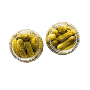 Pepinos Enteros en Vinagre, encurtidos y Sazonados |   Agujetas peladas |   Vegetales Enlatados |   Envases de Vidrio Mason |   Sabor Ácido - Product Image 4