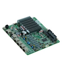 Pare-feu Celeron J1900, carte mère ITX-M9F, boîtier 1U, 4 ports LAN, prise en charge Pfsense/ROS/Linux, débit de 1 Gbps, VPN filaire/sans fil