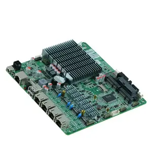 Firewall Celerom J1900 Motherboard Firewall dengan Casing 1u dan 4 LAN Run Openwrt Pfsense Ros Wayos Linux