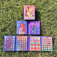Vente chaude 117 couleurs maquillage fard à paupières Karol g et Shakira haute pigment étanche ombre à paupières plaque