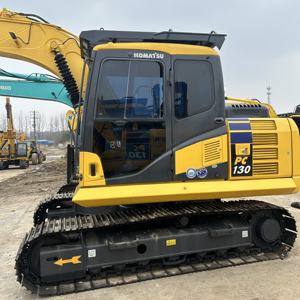 Excavadora de cadenas mediana Komatsu PC130 de segunda mano, excavadora usada de 13 toneladas, PC130-7 PC120 PC110, excavadora hidráulica en venta - Product Image 1
