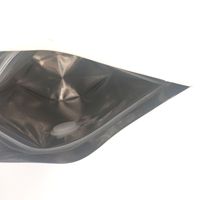 Sachet en aluminium composite de qualité alimentaire pour gâteaux avec valve, fermeture éclair autoportante et papier kraft, emballage 250g