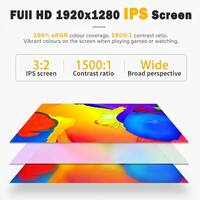 Moniteur portable AHXJKA 10,5 pouces 1920x1280 IPS avec étui en cuir, 60Hz, Plug & Play, Type C pour mobile, ordinateur portable, PC, téléphone, PS4, PS5, Switch