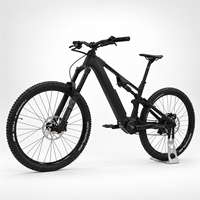 Vélo de montagne électrique 4LEAF CEF69 en carbone avec moteur Bafang M510, débattement Enduro de 180 mm et batterie de 835 Wh