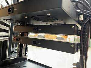 Rack de Enfriamiento de 1U y 19 Pulgadas con 2 Ventiladores para Servidor de Red, Personalizable OEM, Fuente de Alimentación Eléctrica de CC de 220V/110V - Product Image 3