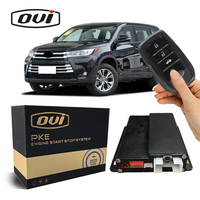 Système d'alarme de voiture sans clé OVI 8100 avec démarrage à distance par bouton-poussoir pour Toyota Corolla/Camry/Highlander/Prado