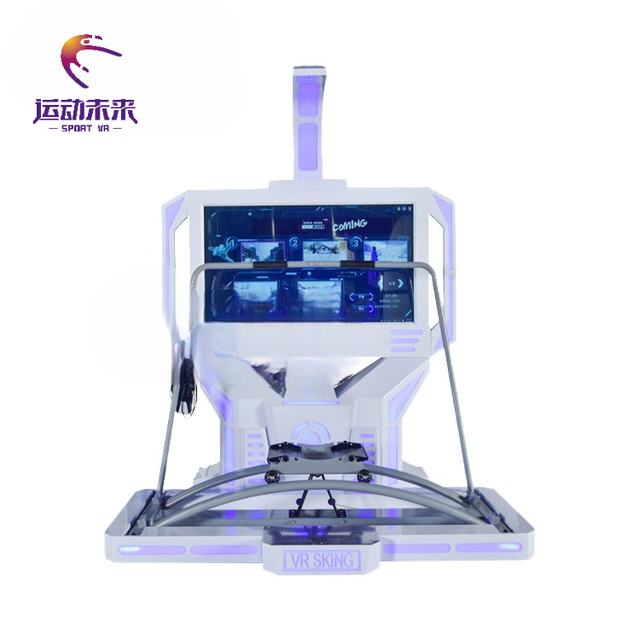 Amusement Park Indoor Equipment 9d Vr Simulator Game Machines Vr Sports Ski Simulator
