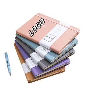 X515-1 Cuadernos/Diarios Personalizables con Cubierta de Cuero, Páginas Rayadas, Impresión UV, Lazo para Bolígrafo y Marcador - Venta al por Mayor - Product Image 1
