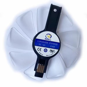 FD10015M12D CF1015H12D RX 590 580 480 470 <span class=keywords><strong>570</strong></span> GPU Refroidisseur Ventilateur Pour Saphir RX470 RX590 RX580 RX480 RX570 <span class=keywords><strong>NITRO</strong></span> SpecialEdition Ventilateur - Product Image 3