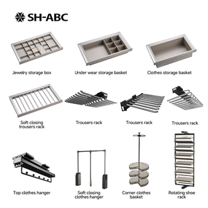 Pull Out Leather <strong>Wardrobe</strong> Jewelry Organizer Divided Compartment Drawer <strong>Insert</strong> for Closet Accessory Storage - Product Image 6