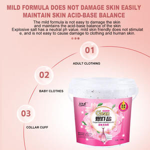 Polvo de lavado blanqueador de <span class=keywords><strong>oxígeno</strong></span> <span class=keywords><strong>activo</strong></span> al por mayor de fábrica, zapatos, <span class=keywords><strong>ropa</strong></span> sin frotar, limpieza, detergente blanqueador en polvo - Product Image 5