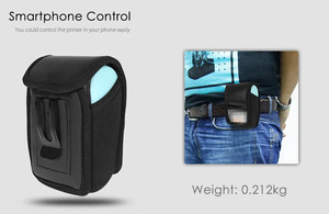 Fyj PT-210 Xách Tay Mini Máy In Không Dây Điện Thoại Di Động POS Giá Rẻ 58Mm Mini Máy In Hóa Đơn Nhiệt Cho <span class=keywords><strong>Android</strong></span> & IOS - Product Image 6