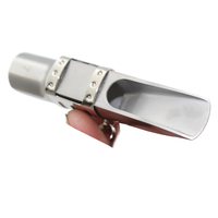 Eastern Music A11 Stainless Steel Eb Alto Sax Mouthpiece Jazz Pop Sax Mouthpiece with Ligature Cap
