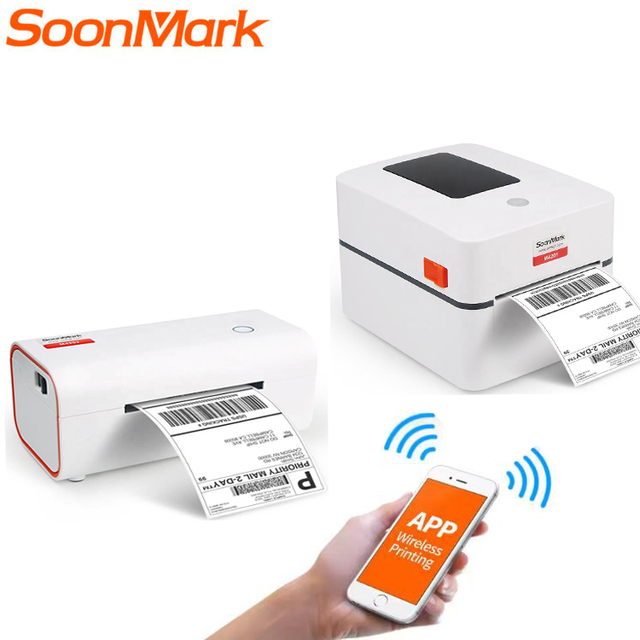 New Product Thermal Barcode Printer 203DPI 110mm Shipping Label 4x6 Waterproof Sticker Printer Machine Shipping Label Printer