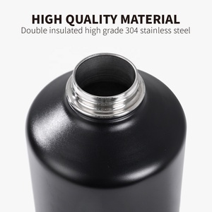 Bouteille d'eau isotherme sous vide à double paroi en acier inoxydable 18/8 sans BPA, grande capacité, affichage de la température LED, 64 oz, logo personnalisé - Product Image 2