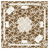 Mahjong et jeux de poker américains de luxe portables de la série Tigredetartan, 31,5 x 31,5 pouces, en stock