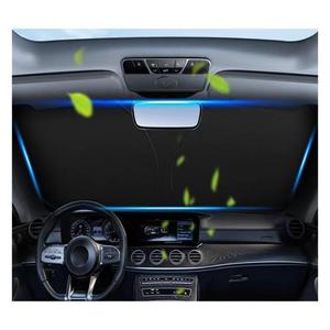 <span class=keywords><strong>Lulu</strong></span> An avant pare-soleil protection UV argent polyester voiture pare-soleil pare-brise designer personnalisé voiture pare-soleil été - Product Image 5