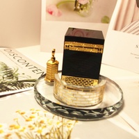 Wohnzimmer Home Kristallglas Dekoration Tisch mit Minaret Moon Tower Kristallglas für Ramadan für Zuhause oder Büro Dekor