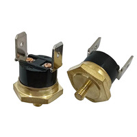 Protecteur thermique KSD301, filetage M4, bimétallique, réinitialisation automatique, 0~220 250V, usage domestique, automobile, commercial, électrique