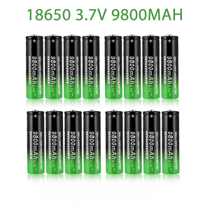 Batterie rechargeable 100% neuve <span class=keywords><strong>18650</strong></span> 3.7V <span class=keywords><strong>9800mAh</strong></span> pour lampe de poche, lampe frontale, batterie Li-ion rechargeable, livraison directe - Product Image 3
