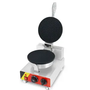 Comercial Ice Cream Cone Máquina Waffle Maker 220V Elétrica Aço Inoxidável Egg Roll Mold Nonstick Waffle Cone e Bowl Maker