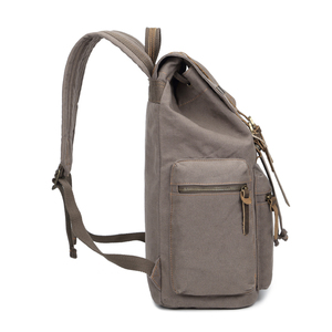 Mochila de Lona Personalizada de Cuero para Hombre y Mujer, para la Escuela, Viajes, Casual - Product Image 5