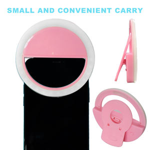 ISHINE - Aro de Luz LED Portátil para Cámara de Laptop y Celular, 28 LED, con Clip y Luz Intermitente SOS para Año Nuevo - Product Image 2