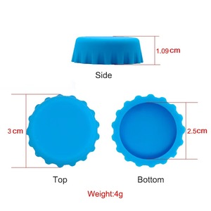 Reusable Eco-Friendly Washable Silicone Bottle Caps Bar Accessories Household Brewing <b>Stopper</b> Beer Storage Beverage Accessories - Product Image 3